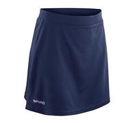 Spiro Womens Lightweight Flat Elastic Waistband Comfortable Fit Skort Navy L