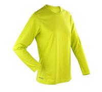 Spiro Women's Quick Dry Performance Short Sleeve T-Shirt - Lime, Large
