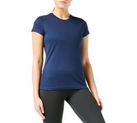 Spiro Women's Quick Dry Super Soft Short Sleeve T-Shirt - Navy, Medium