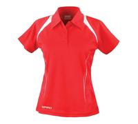 Spiro Women's Performance Sport Polo Breathable Quick Dry Lightweight