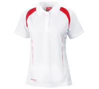 Spiro Women's Spiro team spirit polo - Cool-Dry® performance fabric, Dropped hem