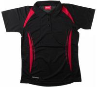 Spiro Women's Team Spirit Polo T-Shirt - Black/White, Large