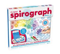 Spirograph Children's Spirograph Deluxe Spiral Designer Mandala Stencil Creative Set for Children + 45 Pieces Toy from 8 Years Girls and Boys