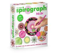 Spirograph Neon Set | Create Amazing Endless Designs in Vibrant Neon Colours | 30 Pieces Set Including Precision Parts, Pens & Spiro-Putty | Creative Arts & Crafts Activity | for Ages 8+