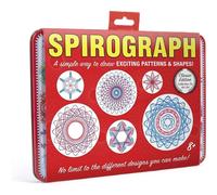 Spirograph The Original Design Set Retro Tin Spirograph Multicolor