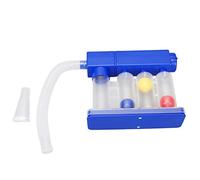 Spirometer Lung Exerciser for Deep Breathing, 3 Color Coded Balls, 600cc-1200cc Capacity, Clear Breath Measurement System - Portable Breathing Exercise Device for Lung Function Improvement