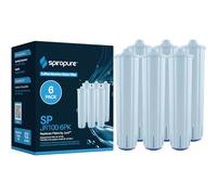 SpiroPure SP-JR100-6K Jura Clearyl Blue Filter Cartridge Compatible Replacement 67879 Jura Clearyl Filter 71445 Clearyl Blue Water Filter Cartridge (6 Pack)