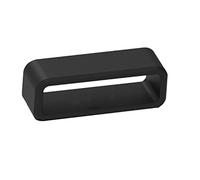 SpirWoRchlan 12-30mm Silicone Replacement Elastic Wrist Watch Strap Band Loop Ring Accessory Birthday Chirstmas Thanksgiving Valentine's Day Gifts (Black, 28mm)