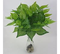 SpirWoRchlan 1Pc Realistic Artificial Plants Fake Wheat Grass Greenery Artificial Plastic Shrubs for Outdoors Home Table Kitchen Office Wedding Garden Grave Decorations