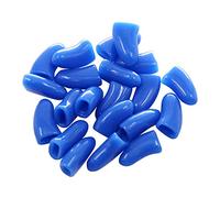 SpirWoRchlan 20Pcs Pet Dog Cat Paw Claw Anti-Scratch Soft Silicone Nail Caps Protective Covers Sheath for Home Pets Accessories Birthday Chirstmas Thanksgiving Valentine's Day Gifts (Blue, L)