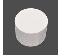 SpirWoRchlan 4/6/8inch Round Styrofoam Foam Cake Dummy Sugarcraft Flower Decor Practice Model - 4"