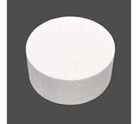 SpirWoRchlan 4/6/8inch Round Styrofoam Foam Cake Dummy Sugarcraft Flower Decor Practice Model - 6"
