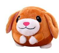 SpirWoRchlan Active Moving Pet Plush Toy,Interactive Dog Toys,Talking Moving Dog Toy,Washable Cartoon Pig Sound Bouncing Dog Toy,Shake Bounce Boredom Toys for Dogs,Cats,Small and Medium Dogs (Dog)