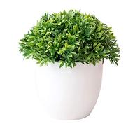 SpirWoRchlan Artificial Plant Realistic Vivid Plastic Green Ball Miniascape for Wedding Artificial Flower Birthday Chirstmas Thanksgiving Valentine's Day Gifts (Green)