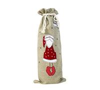 SpirWoRchlan Christmas Decorations Sale, Xmas Santa Angel Drawstring Wine Bottle Cover Champagne Bag Holiday Party Decor Merry Christmas Ornaments Xmas Decor Party Decor Xmas Gifts Stocking Fillers