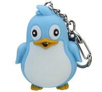 SpirWoRchlan Cute Animal Penguin LED Light with Sound Key Chain Key Ring Torch Xmas Gift Husband Girlfriend Boyfriend Present Valentine's Day/Mother's Day/Father's Day/Thanksgiving Day/Birthday Gifts