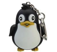 SpirWoRchlan Cute Animal Penguin LED Light with Sound Key Chain Key Ring Torch Xmas Gift Husband Girlfriend Boyfriend Present Valentine's Day/Mother's Day/Father's Day/Thanksgiving Day/Birthday Gifts
