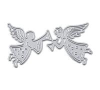 SpirWoRchlan Cutting Dies, Angel Frame Embossing Cutting Dies DIY Scrapbooking Embossing Paper Cards Album Stencil Craft Decor Tool Xmas Gift