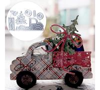 SpirWoRchlan Cutting Dies, Christmas Tree Car Shape Cutting Dies Metal Embossing Stencil Template for DIY Scrapbooking Paper Cards Album Craft Decor Tool Gift