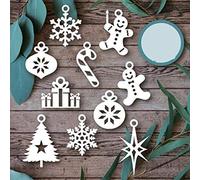 SpirWoRchlan Cutting Dies, Xmas Tree Snowflake Gingerbread Man Cutting Dies Metal Embossing Stencil Template for DIY Scrapbooking Paper Cards Album Craft Decor Tool Gift