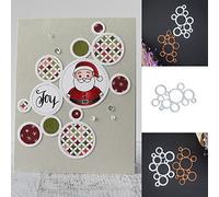 SpirWoRchlan Multi Circles Stencil Cutting Dies for Card Making Embosing Scrapbooking Craft