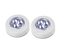 SpirWoRchlan Night Light for Kids Nursery Lamp, 2Pcs 3LEDs Wireless Mini Wall Night Touch Light Kitchen Cabinet Closet Car Lamp for Bedrooms, Children’s Room, Baby, Kids, Infants Nursery