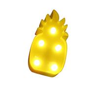 SpirWoRchlan Pineapple LED Night Light Lamp Kids Marquee Letter Lights Pineapple Shape Signs Light up Christmas Party Wall Decoration Light Battery Operated for Home Decoration Birthday Gift for Kids