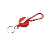 SpirWoRchlan Retractable Ski Pass ID Card Badge Reel Holder Carabiner Keychain Keyring Husband Wife Girlfriend Boyfriend Present Valentine's Day/Mother's Day/Father's Day/Birthday Gifts