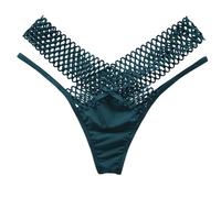 SpirWoRchlan Seamless Thongs for Women No Show Thong Invisible V-waisted Panties Underwear Sexy Ladies Underwear Panties Hipster Bikini Breathable Knickers for Women G-Strings Green