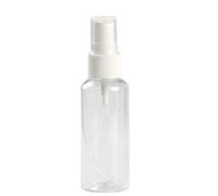 SpirWoRchlan Spray Bottle Empty Plastic Fine Mist Travel Atomiser - Clear Refillable & Reusable Mini Travel Bottles Toiletries Liquid Containers for Cosmetic Make-up 60ml