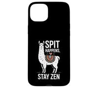 Spit Happens Stay Zen Llama Case for iPhone 15 Plus
