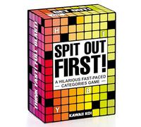 SPIT OUT FIRST - Categories Card Games Fast-Paced & Hilarious Party Game for Ages 14 & Up, 2 to 7 Players or Teams - 108 Word Flash Cards Board Game, Perfect for Family Game Night & Party Favors
