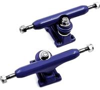 SPITBOARDS 34 mm Fingerboard Pro Trucks by, Real Lock Nuts, Rubber O-Ring Urethane Bushings, Optimised Hanger, Width 34 mm, for Fingerboard Tuning and Assembling (Navy)