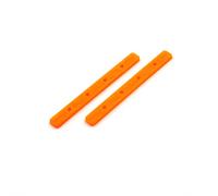 SPITBOARDS Fingerboard Board Rails Board Rails Set of 2 with Screws - Red
