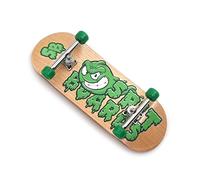SPITBOARDS Real Wood Deck Fingerboard Set-Up Complete | Pro Trucks with Lock Nuts Bushings | Polyurethane Wheels Bearings