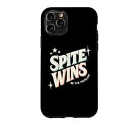 Spite Wins Be The Problem Funny Sarcastic Retro Quote Humor Case for iPhone 11 Pro