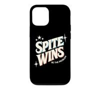 Spite Wins Be The Problem Funny Sarcastic Retro Quote Humor Case for iPhone 12/12 Pro