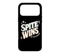 Spite Wins Be The Problem Funny Sarcastic Retro Quote Humor Case for iPhone 17 Pro Max