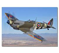 Spitfire #2 A2 Unframed Supermarine British Single Seat Fighter Aircraft Poster Plane Photo Royal Air Force Picture