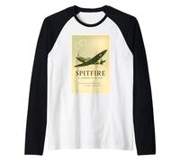 Spitfire, A Legend in Flight Raglan Baseball Tee