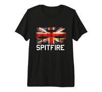 Spitfire Aeroplane War Plane Aircraft WW2 Men Boys Kids Premium T-Shirt