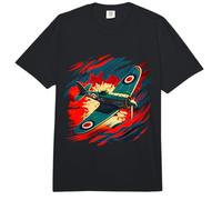 Spitfire Airplane Pilot Aviator Military Warbirds Vintage Comfort Colors Adult Heavyweight T-Shirt
