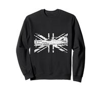 Spitfire Fighter Plane WW2 Airplane Flag UK British Military Sweatshirt
