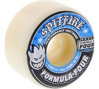 Spitfire Formula 4 99a Conical Full 54mm White W Blue Skate Wheels