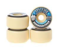 Spitfire Formula 4 Conical Full White/Blue Skateboard Wheels - 52mm 99a (Set of 4)