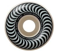 Spitfire Formula Four Classics Skateboard Wheels 99DU White Silver 54mm
