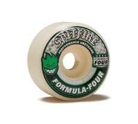 Spitfire Formula Four Conical 101DU Wheels Natural/Green 56mm