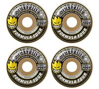 Spitfire Formula Four Conical 99DU Wheels Natural/Yellow 56mm