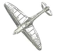 Spitfire Fridge Magnet WW2 RAF Fighter Plane World War II Aviation Pilot Gift