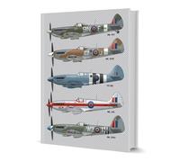 Spitfire Hardcover Notebook (A5 120 Lined Pages)